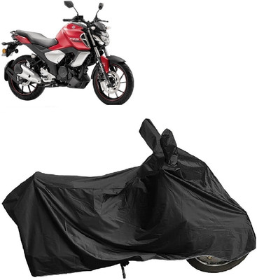 MMSSTAR Waterproof Two Wheeler Cover for Yamaha(FZ S V3.0 FI, Black)