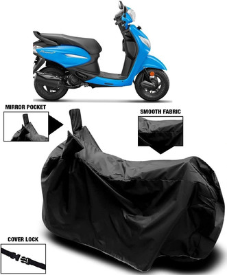 DeepShakshi AUTOMOTIVE Waterproof Two Wheeler Cover for Hero(Pleasure+ 110, Black)