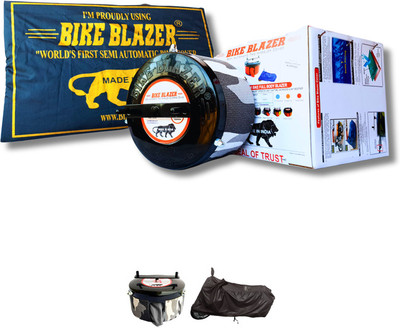 BIKE BLAZER Waterproof Two Wheeler Cover for TVS(Victor, Black)