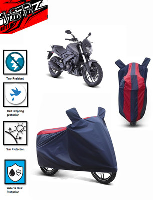 J S R Waterproof Two Wheeler Cover for Bajaj(Dominar 250, Blue, Red)