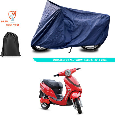 PAGORA Waterproof Two Wheeler Cover for Hero(Electric Photon BS6, Blue)