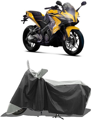 GROFATIK Two Wheeler Cover for Bajaj(Pulsar SS400, Grey)