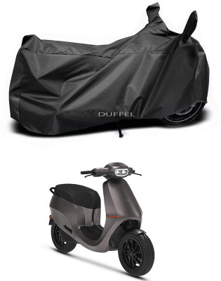 Duffel Two Wheeler Cover for Ola(Scooty, Black)