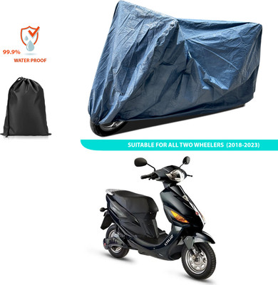 PAGORA Waterproof Two Wheeler Cover for Hero(Electric Cruz BS6, Blue)
