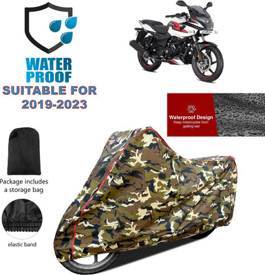 PAGORA Waterproof Two Wheeler Cover for Bajaj(Pulsar 220F, Yellow)