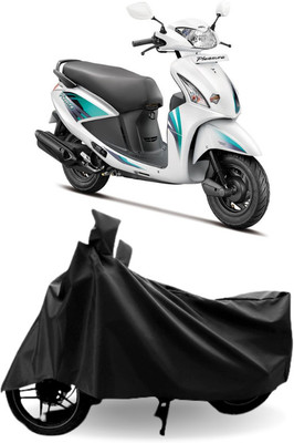 amtec Waterproof Two Wheeler Cover for Hero(Pleasure, Black)