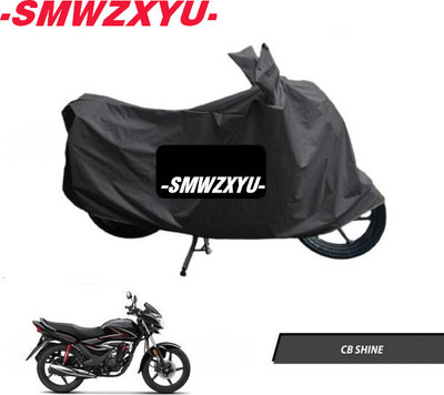 SK AUTO Waterproof Two Wheeler Cover for Honda(CB Shine, Black)