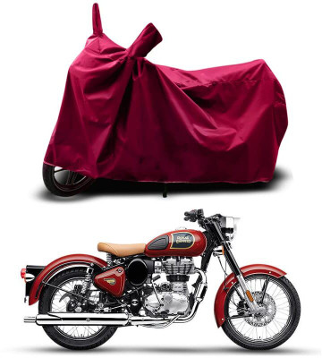 KEDIT Two Wheeler Cover for Royal Enfield(Maroon)