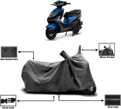 Amexride Two Wheeler Cover for Ampere(REO BS6, Grey)