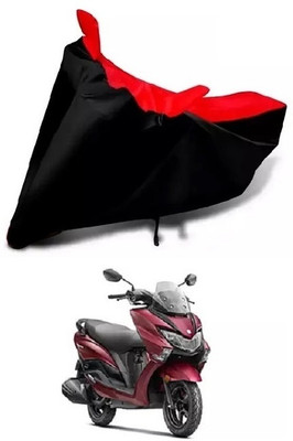 DSAMI Two Wheeler Cover for Suzuki(Burgman Street 125, Red, Black)