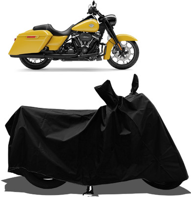 Tricway Waterproof Two Wheeler Cover for Harley Davidson(Road King, Black)