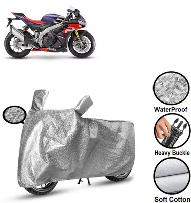 CODOKI Waterproof Two Wheeler Cover for Aprilia(RSV4, Silver)