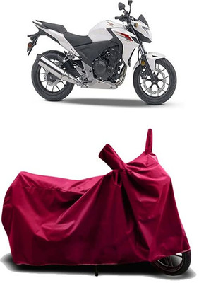 KEDIT Two Wheeler Cover for Honda(CB500F, Maroon)