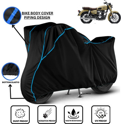 LE PRA Waterproof Two Wheeler Cover for Honda(CB300R, Black, Blue)