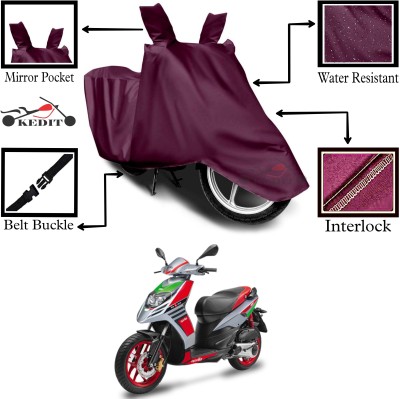 KEDIT Two Wheeler Cover for Aprilia(SR 150, Maroon)