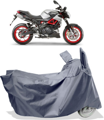 Amexride Two Wheeler Cover for Aprilia(Shiver 900, Grey)