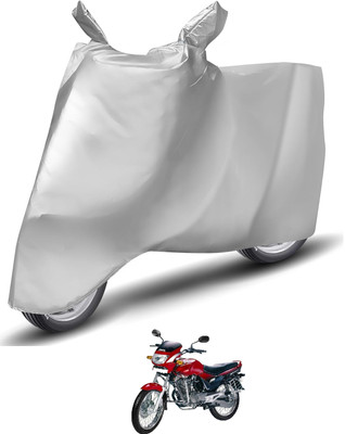 Caronix Waterproof Two Wheeler Cover for Hero(Ambition, Silver)