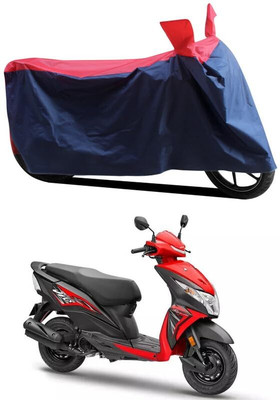 KEDIT Two Wheeler Cover for Honda(Dream Neo, Red, Blue)