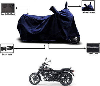 KEDIT Two Wheeler Cover for Bajaj(Avenger 400, Black)
