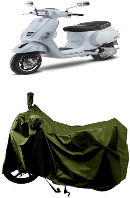 SUGASHRI Waterproof Two Wheeler Cover for Vespa(Vespa SXL 150, Green)