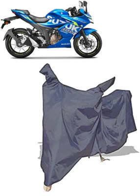 Amexride Two Wheeler Cover for Suzuki(Gixxer SF 250, Grey)