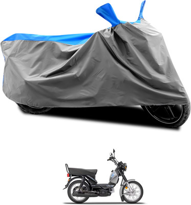 PAGORA Waterproof Two Wheeler Cover for TVS(XL 100 Comfort, Grey, Blue)