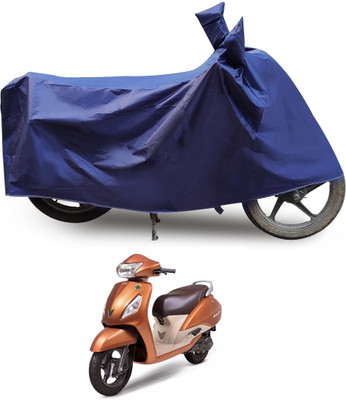 Auto Hub Two Wheeler Cover for TVS(Jupiter, Blue)