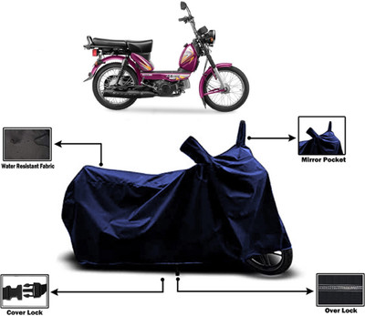 Amexride Two Wheeler Cover for TVS(XL 100 Heavy Duty BS6, Blue)