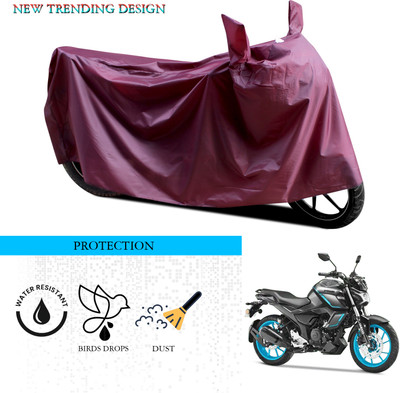 SnehaSales Waterproof Two Wheeler Cover for Yamaha(FZ-FI, Maroon)