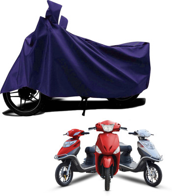 AASHTIK MART Waterproof Two Wheeler Cover for Hero(Electric Flash, Blue)