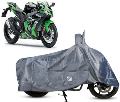 EGAL Waterproof Two Wheeler Cover for Kawasaki(Ninja ZX 10R BS6, Grey)