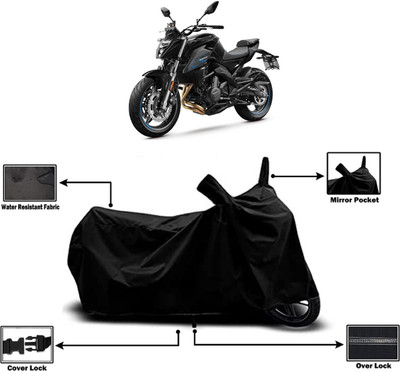 Amexride Two Wheeler Cover for CFMoto(650 NK, Black)
