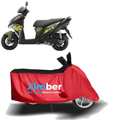 APNEK Two Wheeler Cover for Yamaha(Ray ZR, Red, Black)