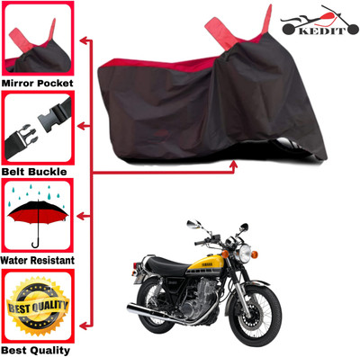 AASHTIK MART Two Wheeler Cover for Yamaha(RX 100, Red, Black)