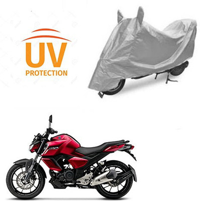 DeepShakshi AUTOMOTIVE Waterproof Two Wheeler Cover for Yamaha(FZ-S, Silver)