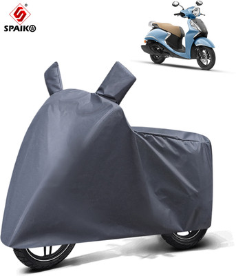 Spaiko Two Wheeler Cover for Yamaha(Fascino 125, Grey)