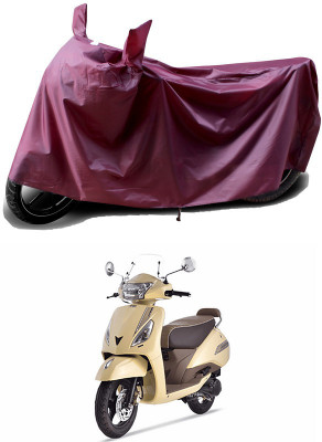 APNEK Waterproof Two Wheeler Cover for TVS(Jupiter classic, Maroon)