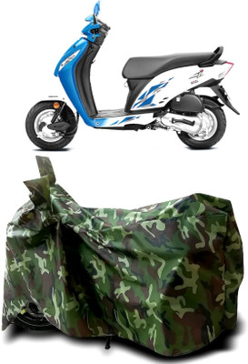 Autofly Waterproof Two Wheeler Cover for Honda(Activa i, Multicolor)