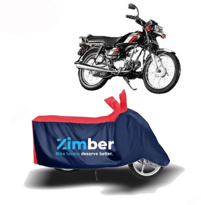 ZIMBER Two Wheeler Cover for Honda(CD 100 SS, Red, Blue)