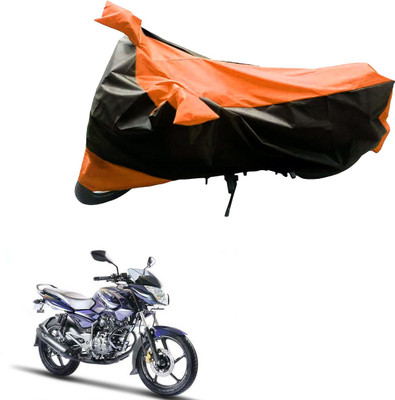 Mdstar Waterproof Two Wheeler Cover for Bajaj(Black, Blue)
