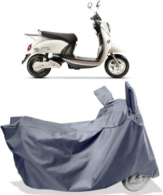 Amexride Two Wheeler Cover for Evolet(Polo BS6, Grey)