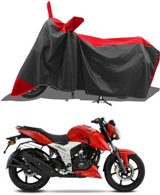 smwzxyu Waterproof Two Wheeler Cover for TVS(Apache RTR 160, Red)
