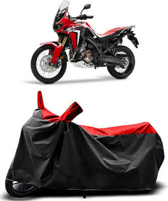 MMSSTAR Waterproof Two Wheeler Cover for Honda(CRF1000L Africa Twin, Red)