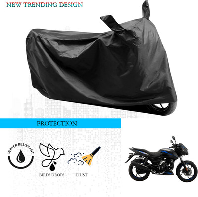 ANTHUB Waterproof Two Wheeler Cover for Bajaj(Pulsar 125, Black)