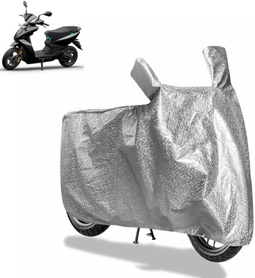 aksmit Waterproof Two Wheeler Cover for Ather(Silver)