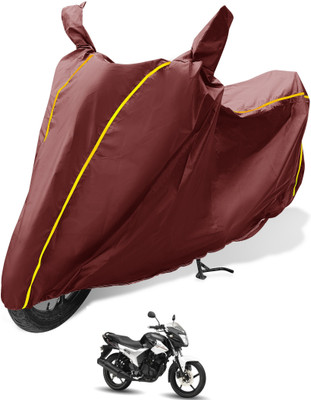 Auto Hub Waterproof Two Wheeler Cover for Yamaha(SZ R, Maroon)