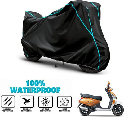 SnehaSales Waterproof Two Wheeler Cover for Mahindra(Gusto, Black)