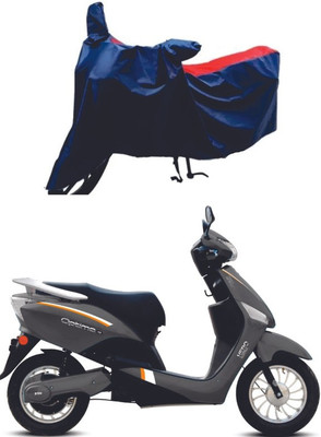 OliverX Waterproof Two Wheeler Cover for Hero(Electric Optima Plus, Red, Blue)