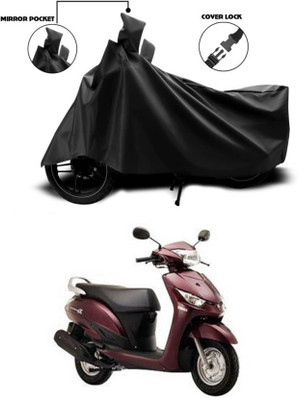 KEDIT Two Wheeler Cover for Yamaha(Alpha, Black)