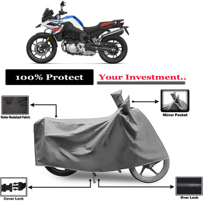 Amexride Two Wheeler Cover for BMW(F 750 GS, Grey)